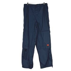 Vintage 1990s Nike Windbreaker Pants Mens L Blue Sporty Techwear Gorpcore Retro